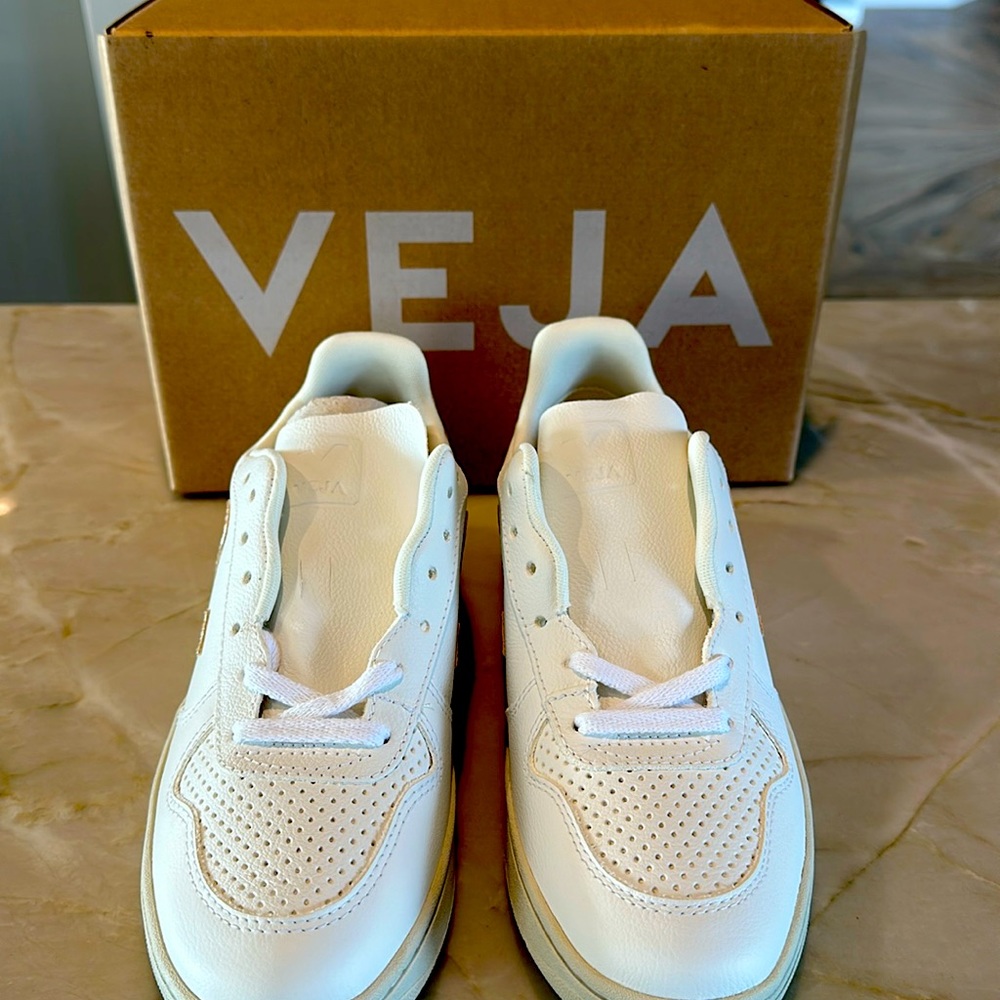 VEJA V-10 Bicor Metallic Low- Too Sneakers